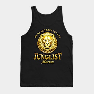 JUNGLIST  - Gold DNB Lion (Gold) Tank Top